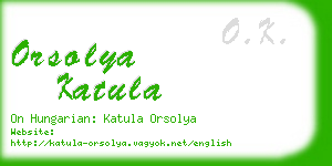 orsolya katula business card